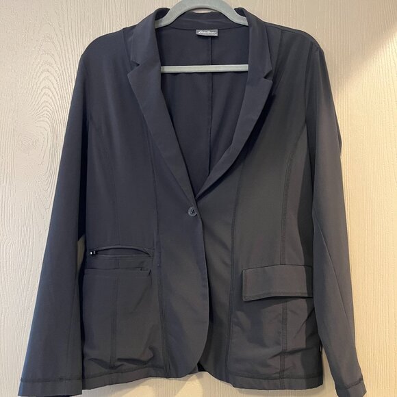Eddie Bauer Black Performance Blazer – Size 6 – Like New - Picture 1 of 3